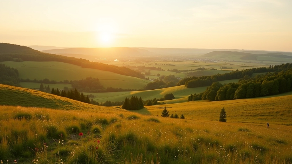 Pavilnių regioninio parko nuostabūs peizažai ir kalvų topografija